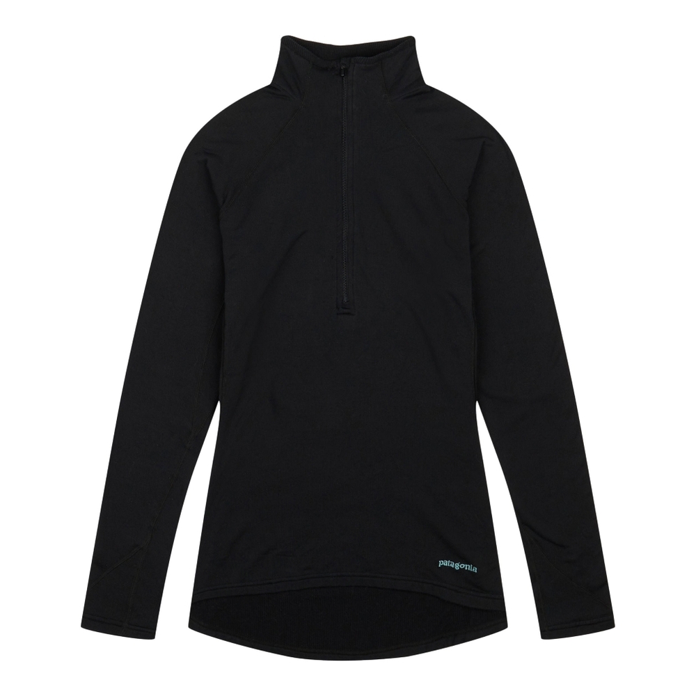 Patagonia Capilene Black Mid-weight Performance Baselayer Half zip Women's XS